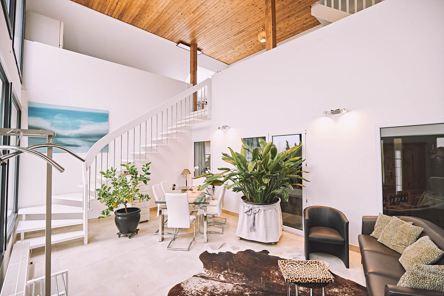 Bildstein's Bed & Breakfast Ferienwohnung "Kathmandu" Loft - Wintergarten