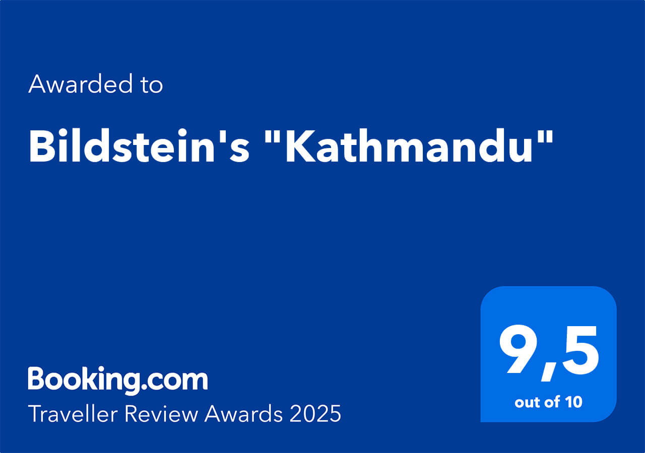 Booking.com Traveller Review Award 2025 Bildstein's "Kathmandu"